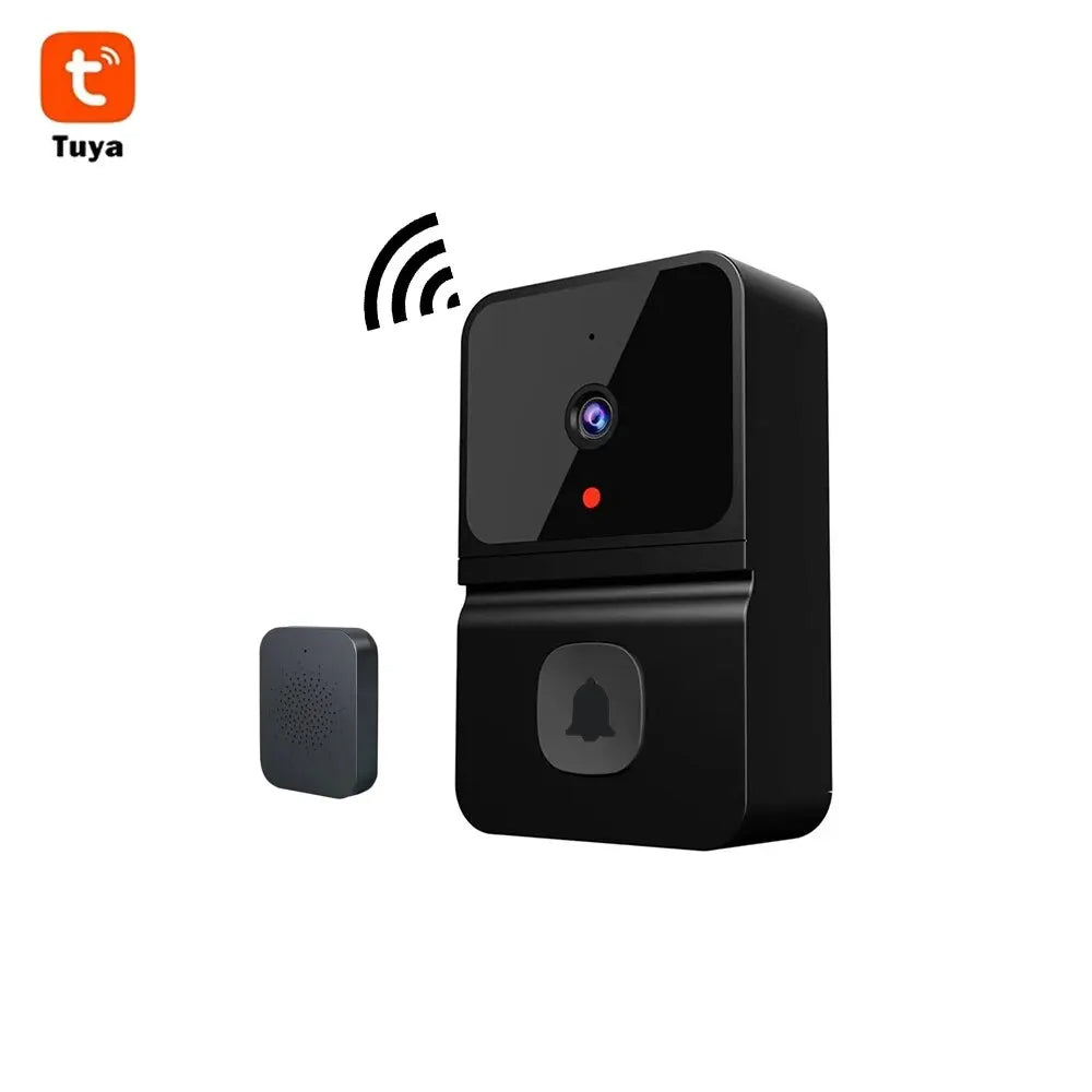 Smart Wi-Fi Doorbell with Built-in Battery - Wireless Security Camera with 2-Way Audio